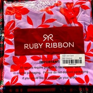 Ruby Ribbon Diva Lace Cami